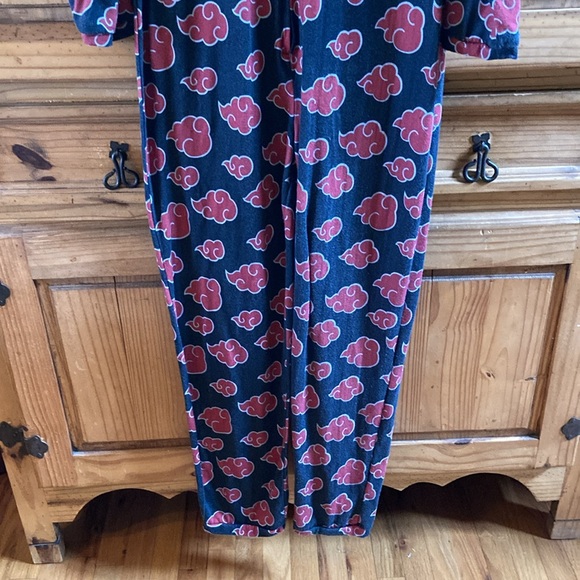 Adult Naruto black hooded 1 piece pajamas size M - Picture 5 of 8